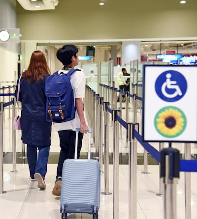 Employees at Dubai Airports are trained on how to recognise hidden disabilities. Photo: Dubai Airports