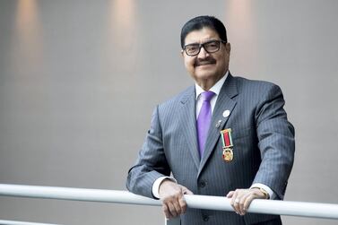 BR Shetty claims former managers at NMC Health, Finablr and his private companies took out loans and signed cheques without his knowledge. Leslie Pableo for The National  