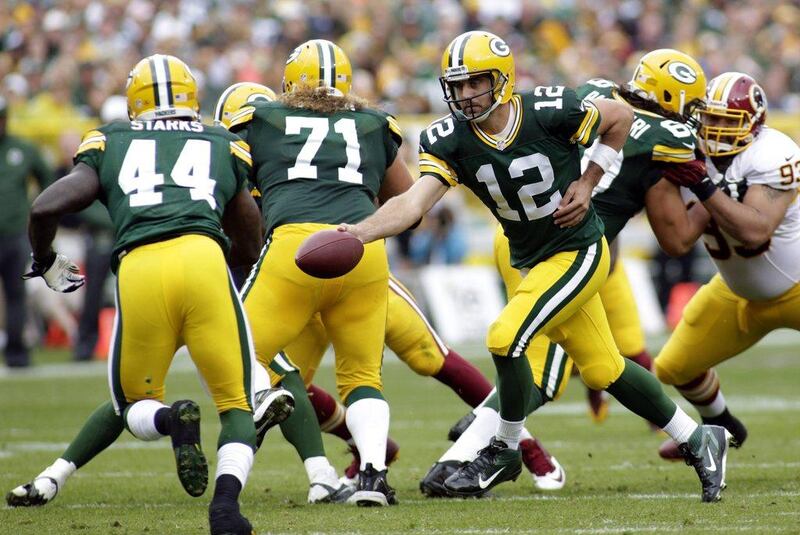 Aaron Rodgers, the Green Bay Packers quarterback, produces one of his best performances of his NFL career. Darren Hauck / Reuters
