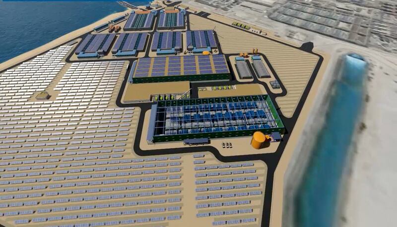 Al Taweelah now provides 100 million gallons of desalinated water per day. Photo: Acwa Power 