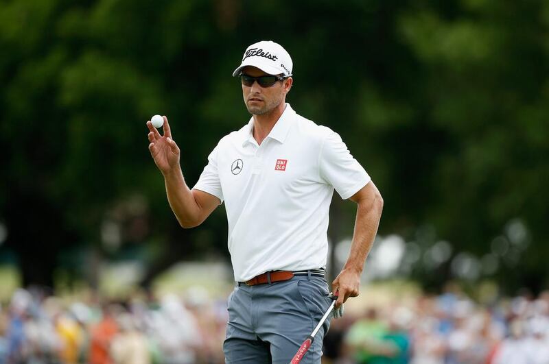 Adam Scott got married in a very quiet affair and came back to win the Colonial title in Fort Worth, Texas. Scott Halleran / Getty Images