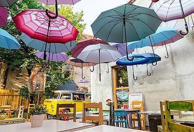 Bucharest has lots of street-side cafes and quirky bistros to try, like Acurela near Victory Square.