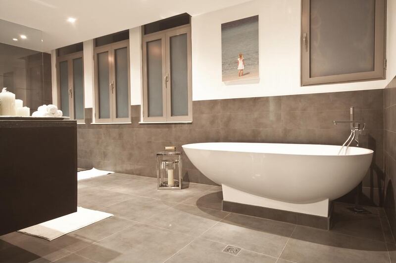 The villa comes with a free-standing bath. Courtesy Luxhabitat