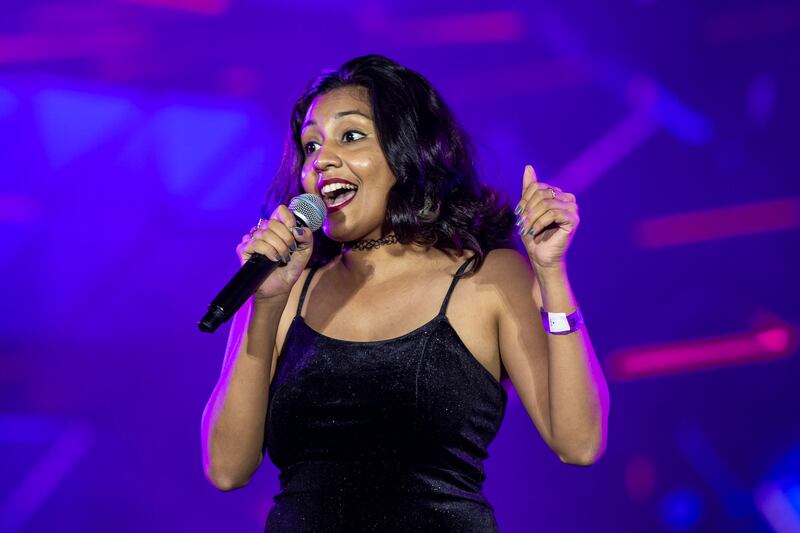 singer, poet and social media sensation Arya Dhayal, who performed her debut single 'Try My Self'.