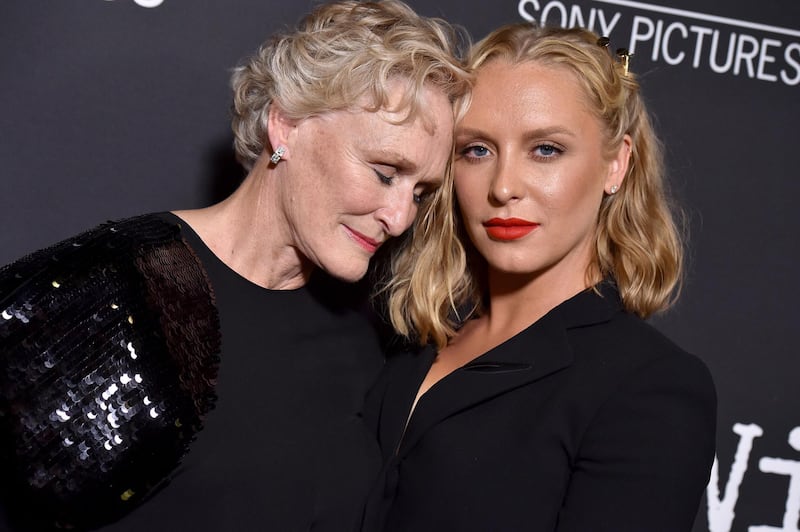 WEST HOLLYWOOD, CA - JULY 23:  Glenn Close and daughter Annie Starke arrive at Sony Pictures Classics' Los Angeles premiere of 'The Wife' at Pacific Design Center on July 23, 2018 in West Hollywood, California.  (Photo by Axelle/Bauer-Griffin/FilmMagic)