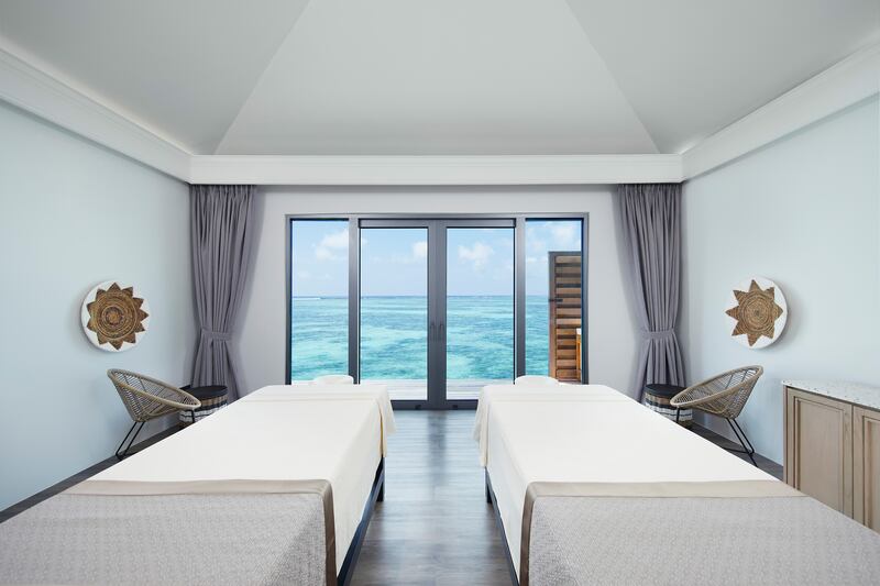 All treatment rooms offer sea views.
