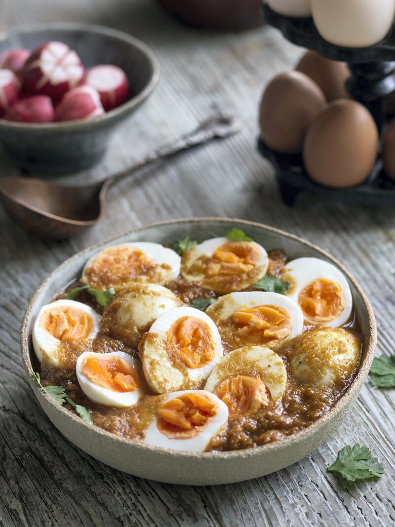 Scroll down to find a recipe for duck egg curry, which appears in 'Mandalay' by Mimi Aye. Christian Barnett