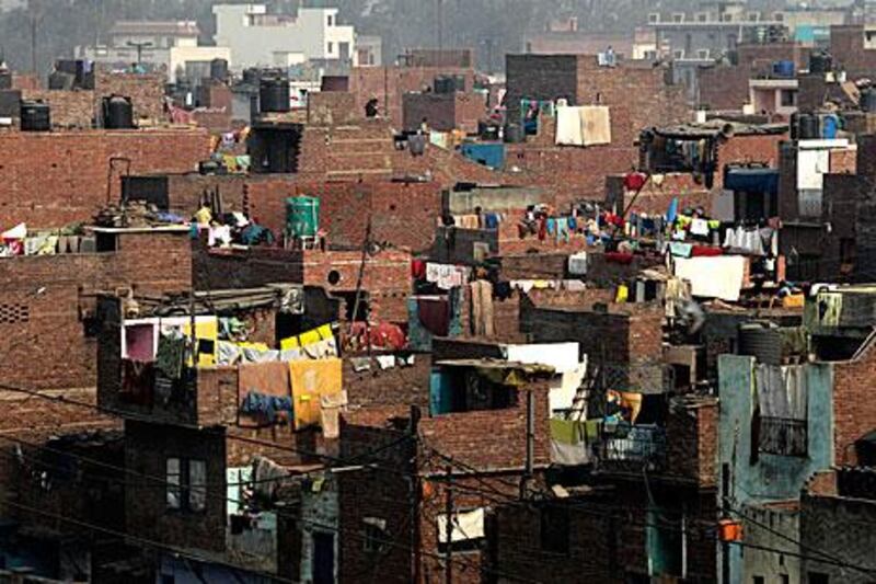 Congested, often illegally-built housing in the north-east of New Delhi, has been identified as being extremely vulnerable to a quake.