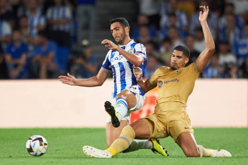 Ronald Araujo 6. The centre-back played right-back again, providing width to the attack. Nowhere near Moreno amid confusion in the Barça defence. Booked after 50 minutes for pulling a player back. Icon Sport