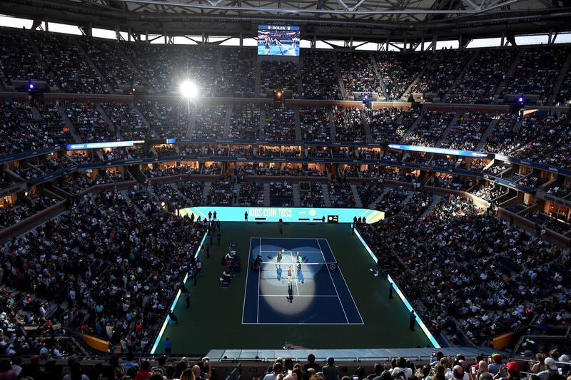A general view of the USTA Billie Jean King National Tennis Center prior to the match. AFP