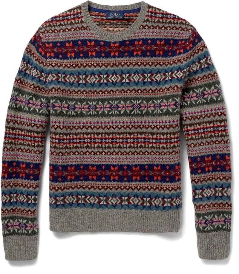 It wouldn’t be Christmas without the obligatory seasonal sweater. Go for a stylish designer option this year and take a look at the Ralph Lauren Polo range that is available at www.mrporter.com. We love this Fair Isle wool sweater for Dh1,434. Courtesy of mrporter