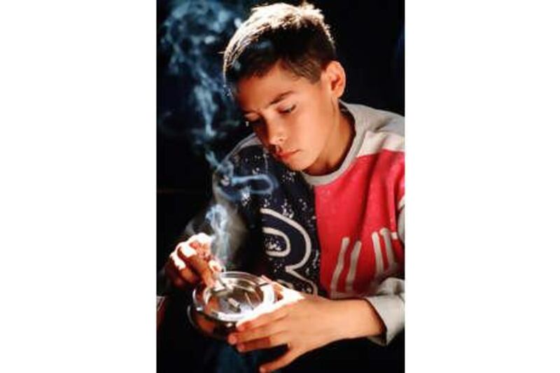 Studies show that the younger someone starts smoking, the greater the risk of lung cancer.