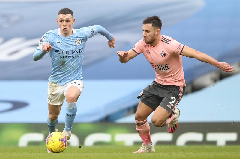 George Baldock – 7. Tried to spark his side after they went with a purposeful run into City’s box. Shackled Foden well, although he was booked for fouling him late on. AP