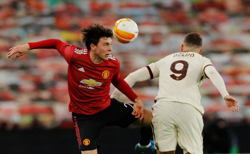 Victor Lindelof 7 - Uneasy watching Roma’s second but largely untroubled as his side dominated. He knew that Roma often played long balls to Dzeko and their more dangerous players, so the idea was to squeeze those forwards. As at Leeds, he had more touches than any other player on the pitch. Reuters