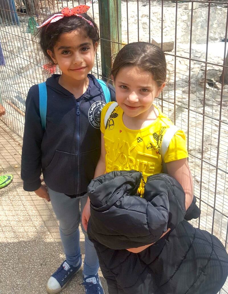 These children in Palestine were among those who received help recently from projects organised by the non-profit organisation. Photo: Gulf for Good