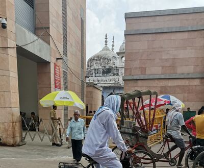 The Gyanvapi Mosque in Varanasi, Uttar Pradesh, India. Taniya Dutta / The National