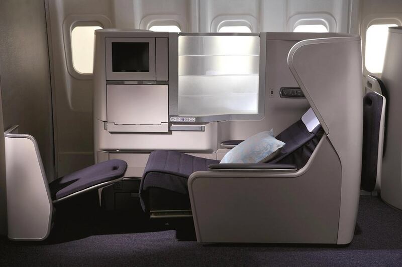 British Airways Club World Seat. Courtesy British Airways 