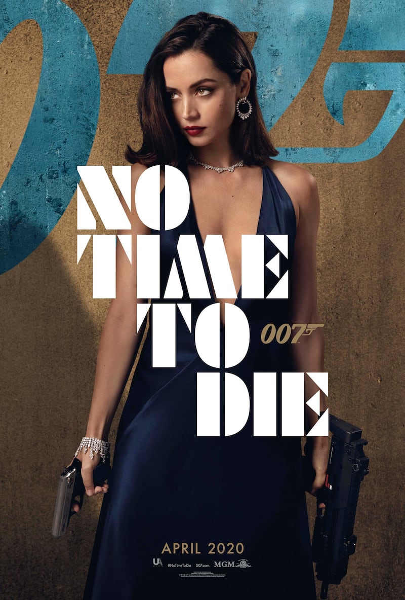 No Time To Die poster featuring Ana de Armas. Courtesy MGM