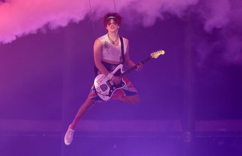 Yungblud performs at the MTV EMAs 2020 from London, England. Getty Images