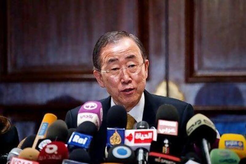 Ban Ki-moon’s diplomacy boosted local markets. Gianluigi Guercia / AFP