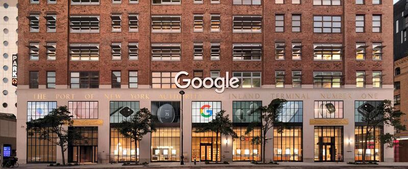 The new Google Store in Chelsea, New York. Photo: Google