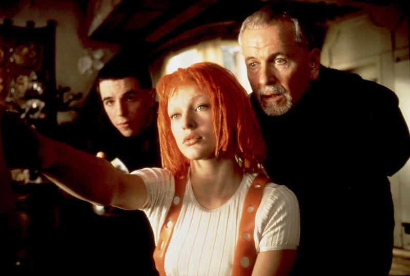 Ian Holm, right, in The Fifth Element. Courtesy Columbia Pictures