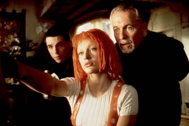 Ian Holm, right, in The Fifth Element. Courtesy Columbia Pictures