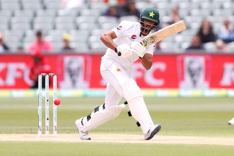 ADELAIDE, AUSTRALIA - DECEMBER 02: Shan Masood of Pakistan bats during day four of the Second Test match in the series between Australia and Pakistan at Adelaide Oval on December 02, 2019 in Adelaide, Australia. (Photo by Mark Kolbe/Getty Images)