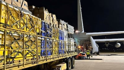 Israel's 'Olive Branches' humanitarian aid delegation to Turkey. IDF handout via Reuters