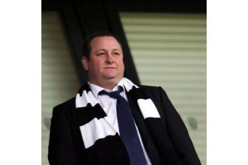 Mike Ashley, the Newcastle owner, is calling for pay-per-view fees to be cu. Chris Ratcliffe / AFP Photo