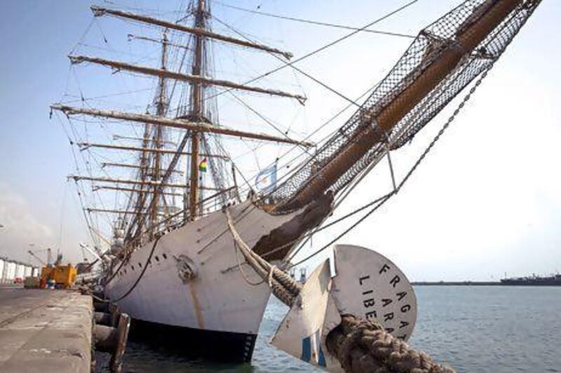 The Argentine navy training ship ARA Libertad, which has been detained in Tema, Ghana, was ordered to be released by December 22. EPA