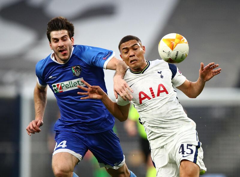 Luka Lochoshvili, 5 - Managed to scramble a loose ball away to safety, but other than that was largely anonymous. That’s not particularly his fault either, Spurs just decided to flick the rampant switch. Reuters