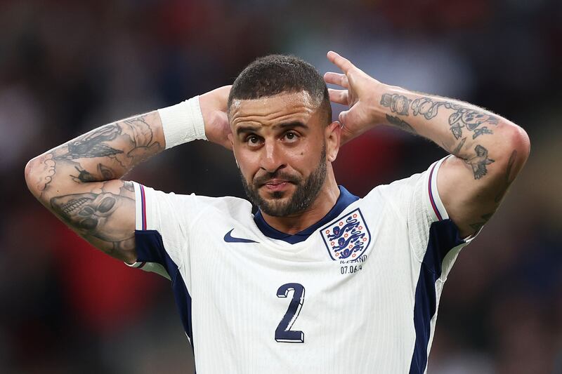 Kyle Walker started against Iceland and will be England's first-choice right-back at Euro 2024. Getty Images