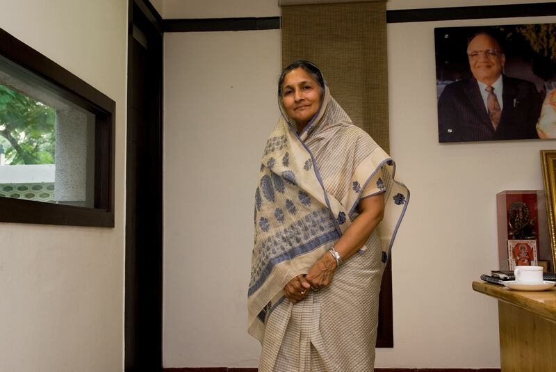 Savitri Jindal, non-executive chairwoman of Jindal Steel & Power. Mint via Getty Images