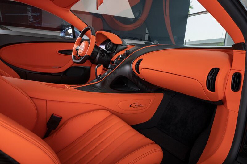 It's an eye-catching interior, for sure.