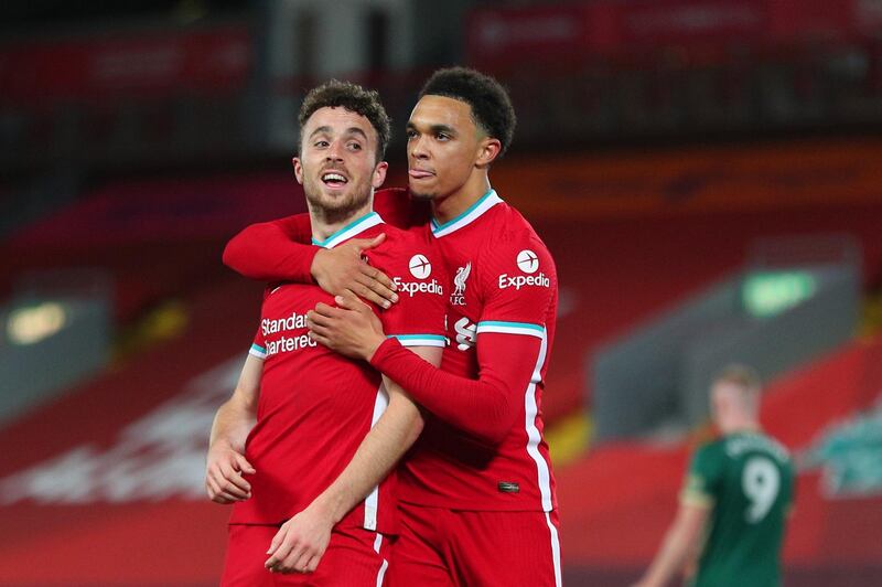 Trent Alexander-Arnold - 7: Nearly caught the goalkeeper napping from the half-way line early on and a great lobbed pass to tee up a chance for Salah showed the delicacy of his touch. Classy and efficient. Getty