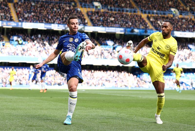 Cesar Azpilicueta – 4 The Chelsea captain looked shaky at best and overwhelmed when Brentford were piling on the pressure on the wing, with Janelt left free twice. 
Getty