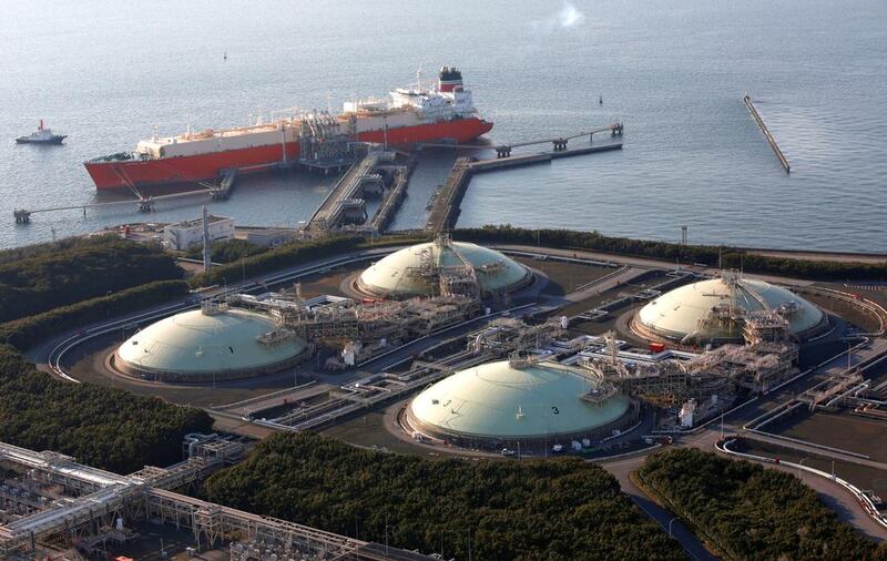 LNG storage tanks at Futtsu, east of Tokyo. Japan is the world’s leading importer of liquid natural gas. Issei Kato / Reuters