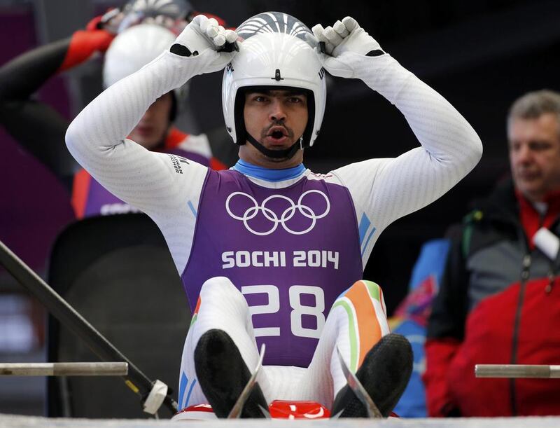 India luger Shiva Keshavan will be competing in his fifth Winter Olympics this month and is a prime example of how athletes from warm-climate countries can bridge the gap to the Winter Games. Fabrizio Bensch / Reuters

