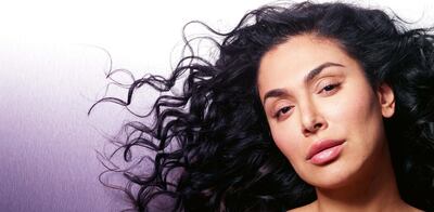 Beauty mogul Huda Kattan has ditched the make-up - and Photoshop - to promote her latest product launch, a skincare line called Wishful. Courtesy Huda Beauty 