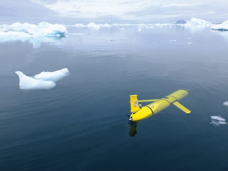 A glider in the Antarctic. David White/British Antarctic Survey