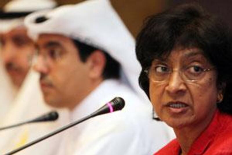 Navi Pillay is on a 10-day tour of the region.