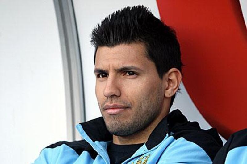 Sergio Aguero's family have struggled in England.