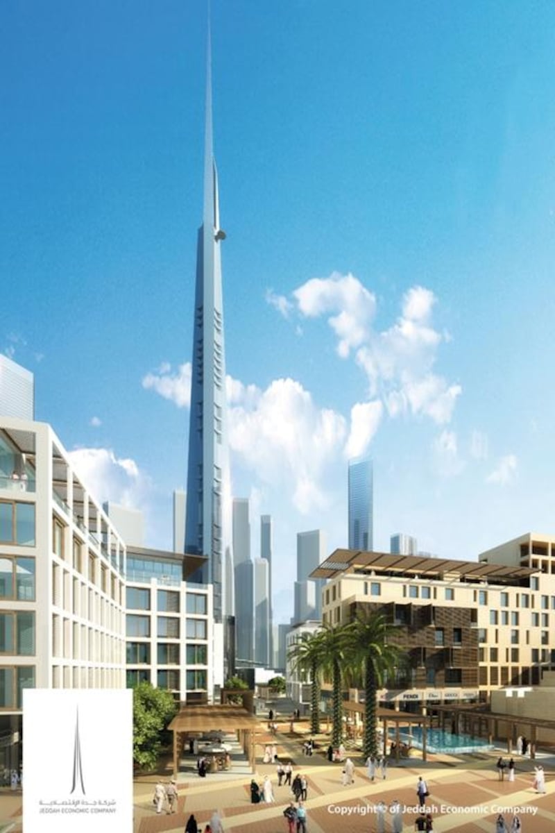 The tower will feature 57 elevators and eight escalators, according to Kone. Courtesy Jeddah Economic Company