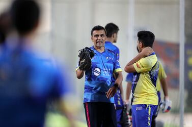 Former UAE player Khurram Khan is now a coach at Sharjah Cricket Academy. Sharjah cricket stadium, Sharjah. Chris Whiteoak / The National