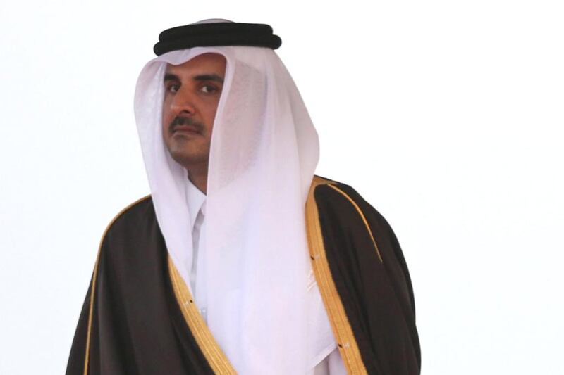 Qatar's Emir Sheikh Tamim. / AFP PHOTO /