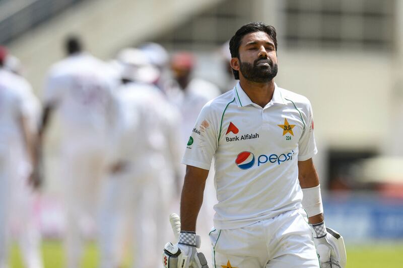 Mohammad Rizwan - 5.5. Innings 4, Runs 94, Best of 31, catches 11. A below par series for a player who was in the form of his life until recently. The runs dried up and he even dropped a catch, even though it was tough, of Kemar Roach in the last innings chase in the first Test. Roach went on to hit the winning runs. AFP