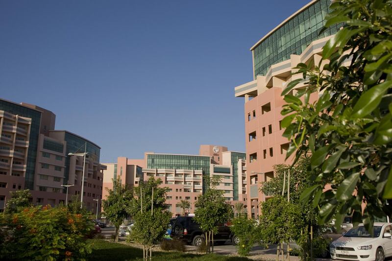 Stock images of Nakheel housing projects, The Gardens in Dubai, UAE, on November 26, 2009.