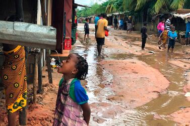 Thousands fleeing terrorism, mainly women and children, have arrived in Pemba, Mozambique. AP Photo 