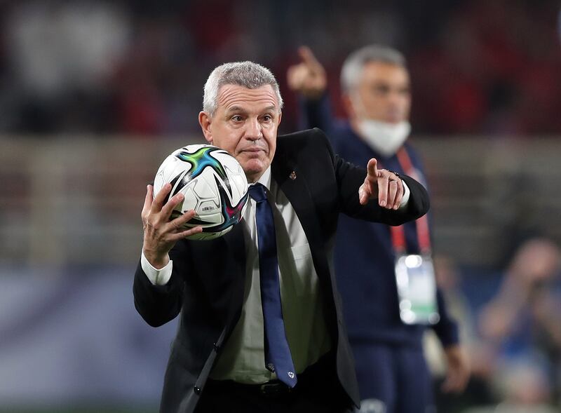 Monterrey head coach Javier Aguirre during the game in Abu Dhabi. 